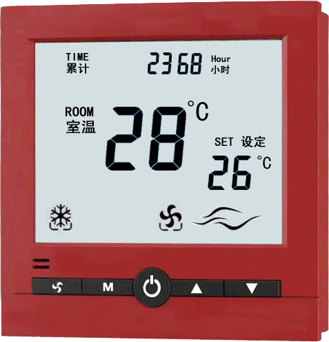 德力信AC601中央空调液晶温控器